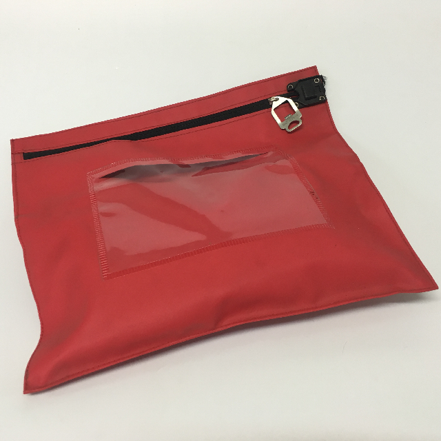 BANKING, Cash Deposit Satchel - Red